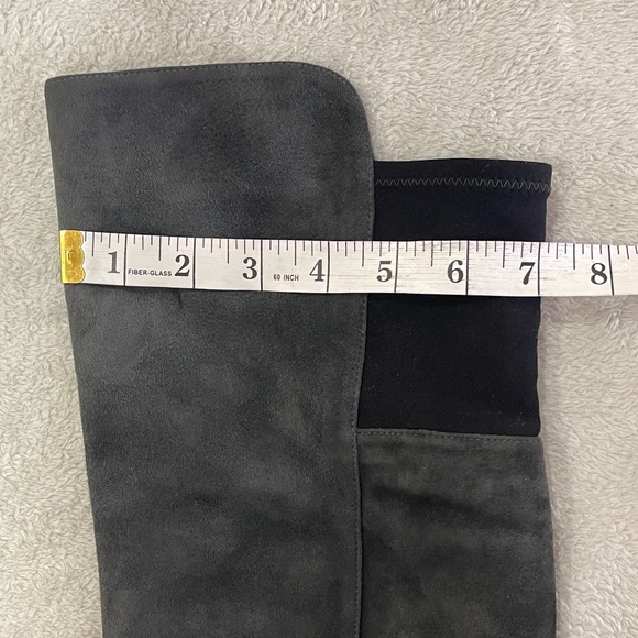 Over-the-Knee Gray Suede Boots Size 7 - Picture 11 of 15